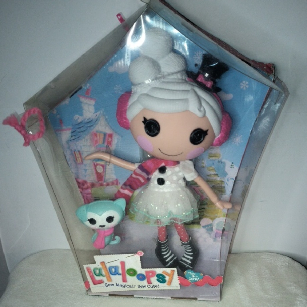 Lalaloopsy Winter Snowflake Full Size 12" Doll And Pet Husky New In Box, Rare